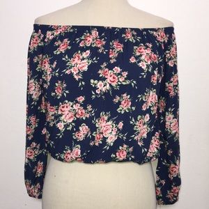 Floral Off The Shoulder Top